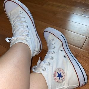 White High Top Converse